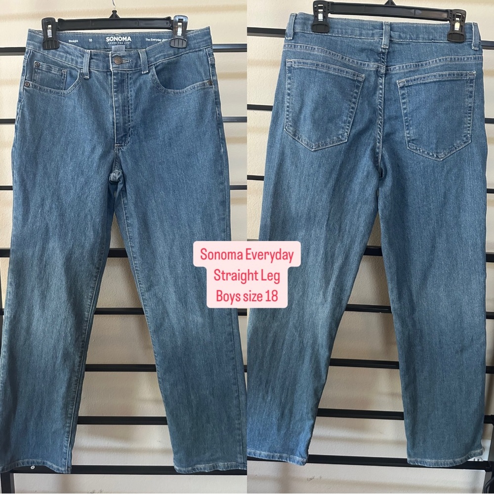 Sonoma Blue Straight Jeans Timeless Style